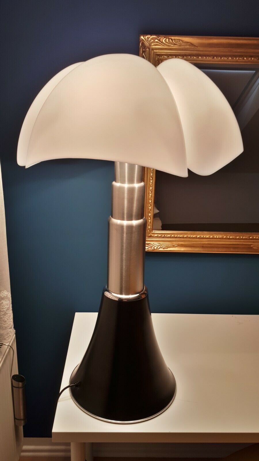 Martinelli Luce-Pipistrello-Gae Aulenti-Lampe de table original noir