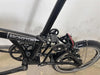 Vélo pliant à guidon moyen 12 vitesses Brompton C Line - Noir mat