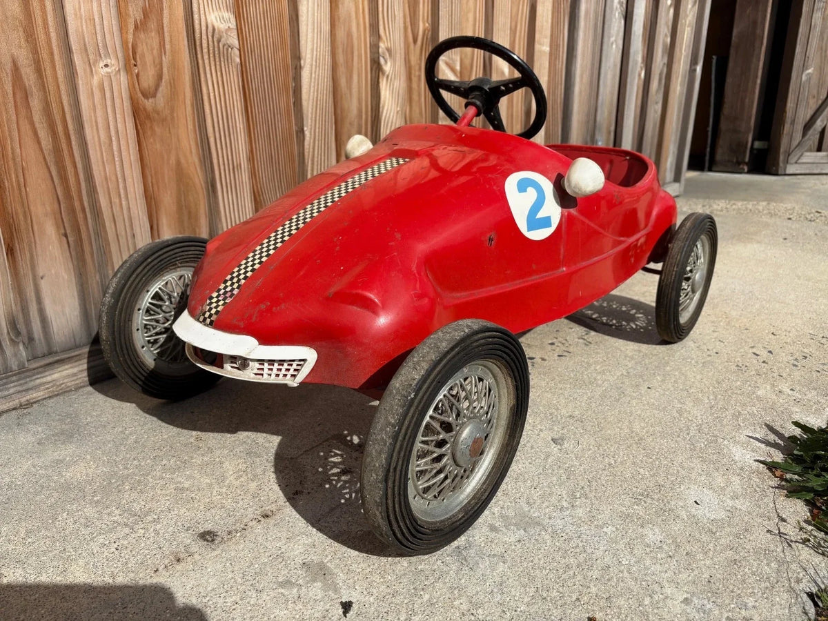 Voiture à pédales vintage Giordani Grand Prix n°2 – années 1960 – Made in Italy