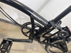 Vélo pliant à guidon moyen 12 vitesses Brompton C Line - Noir mat