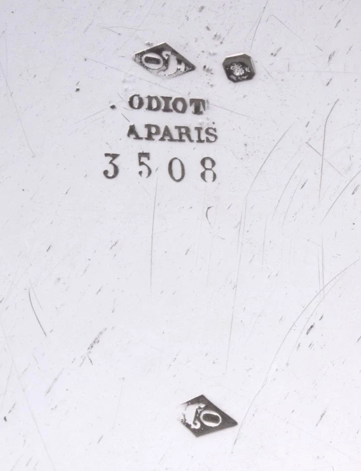 ODIOT - EXCEPTIONNEL GRAND CABARET A LIQUEUR - ARGENT MASSIF MINERVE XIX