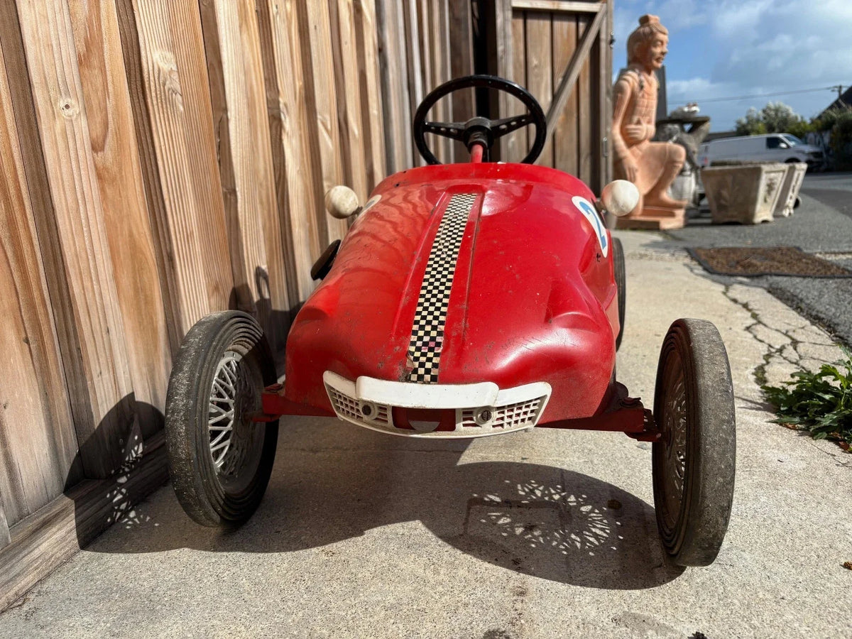 Voiture à pédales vintage Giordani Grand Prix n°2 – années 1960 – Made in Italy