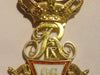 Médaille ordre Dannebrog Fédérik IX Danemark libération Indochine argent 39-45