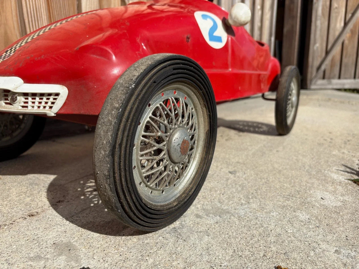 Voiture à pédales vintage Giordani Grand Prix n°2 – années 1960 – Made in Italy