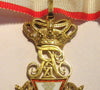 Médaille ordre Dannebrog Fédérik IX Danemark libération Indochine argent 39-45