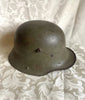 Ancien Casque Militaire Allemand 1ere Guerre Mondiale 1916 Bombe frappée ET66