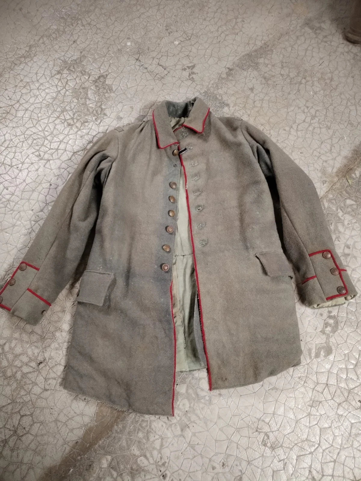 WW1/ Vareuse Allemande prusse bien datée tamponnée