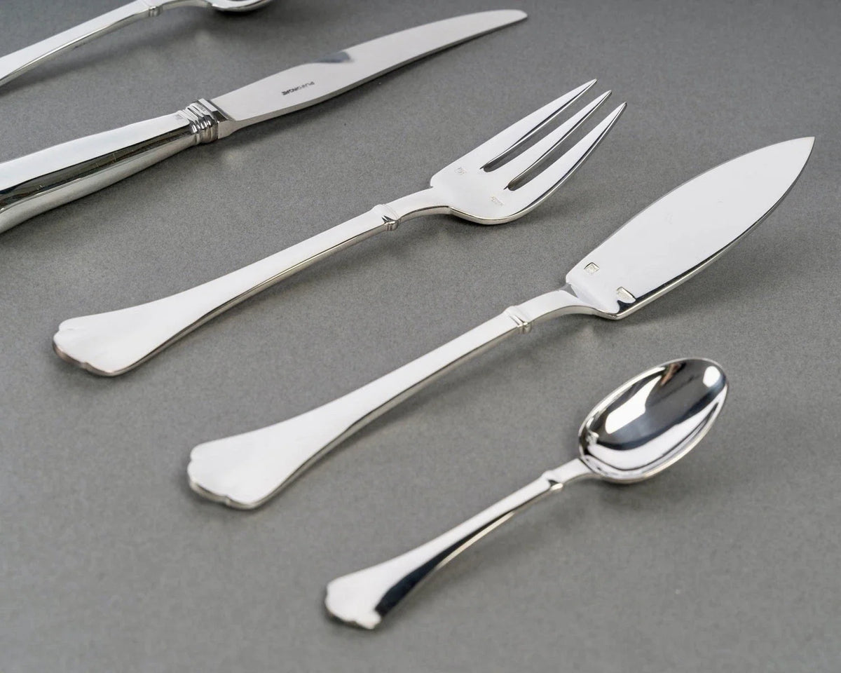 Ménagère Couverts Cardinal Métal Argenté Puiforcat Plated Flatware 110Pces New