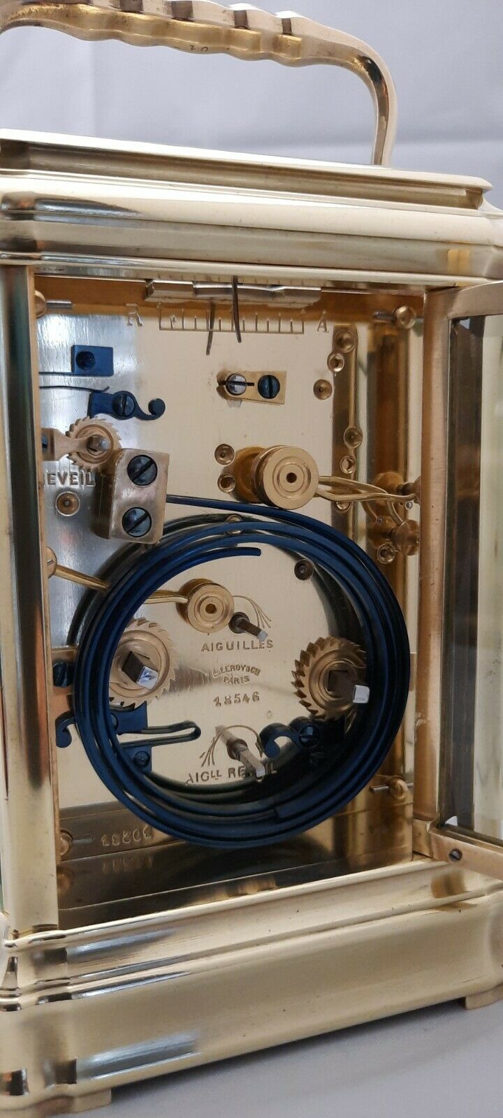 Pendule de voyage d'officier L. LEROY