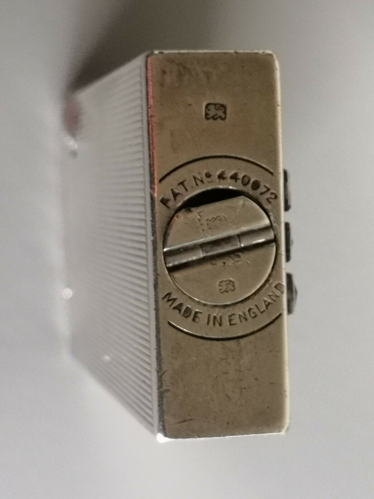 Rare DUNHILL ancien briquet en argent et etui a cigarettes 1935 art déco