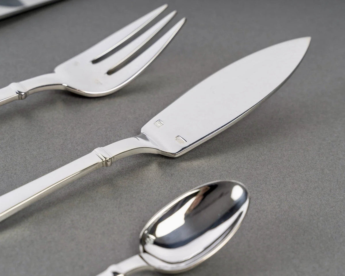 Ménagère Couverts Cardinal Métal Argenté Puiforcat Plated Flatware 110Pces New