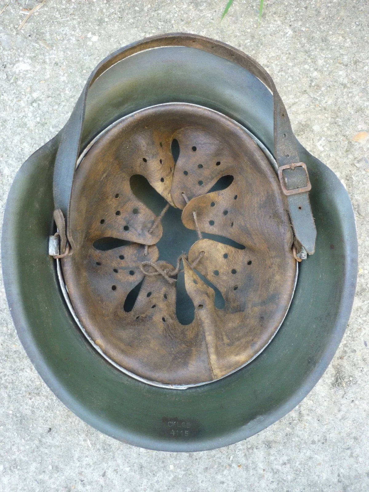 Authentique CASQUE ALLEMAND M42 WW2