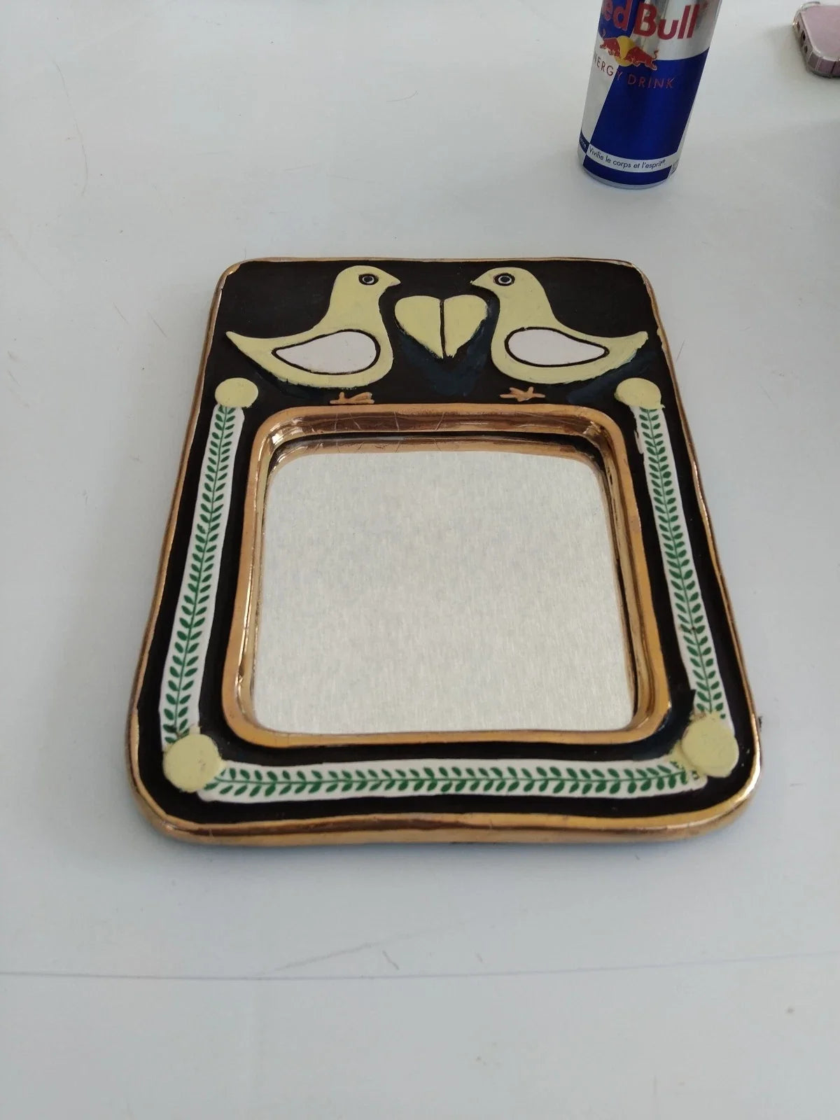 miroir mithé espelt Oiseau Vintage
