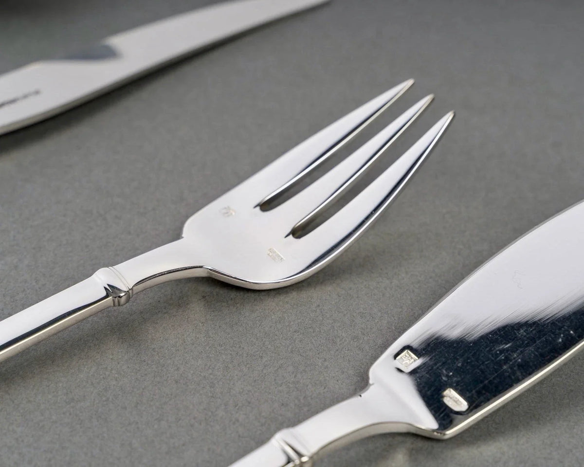 Ménagère Couverts Cardinal Métal Argenté Puiforcat Plated Flatware 110Pces New