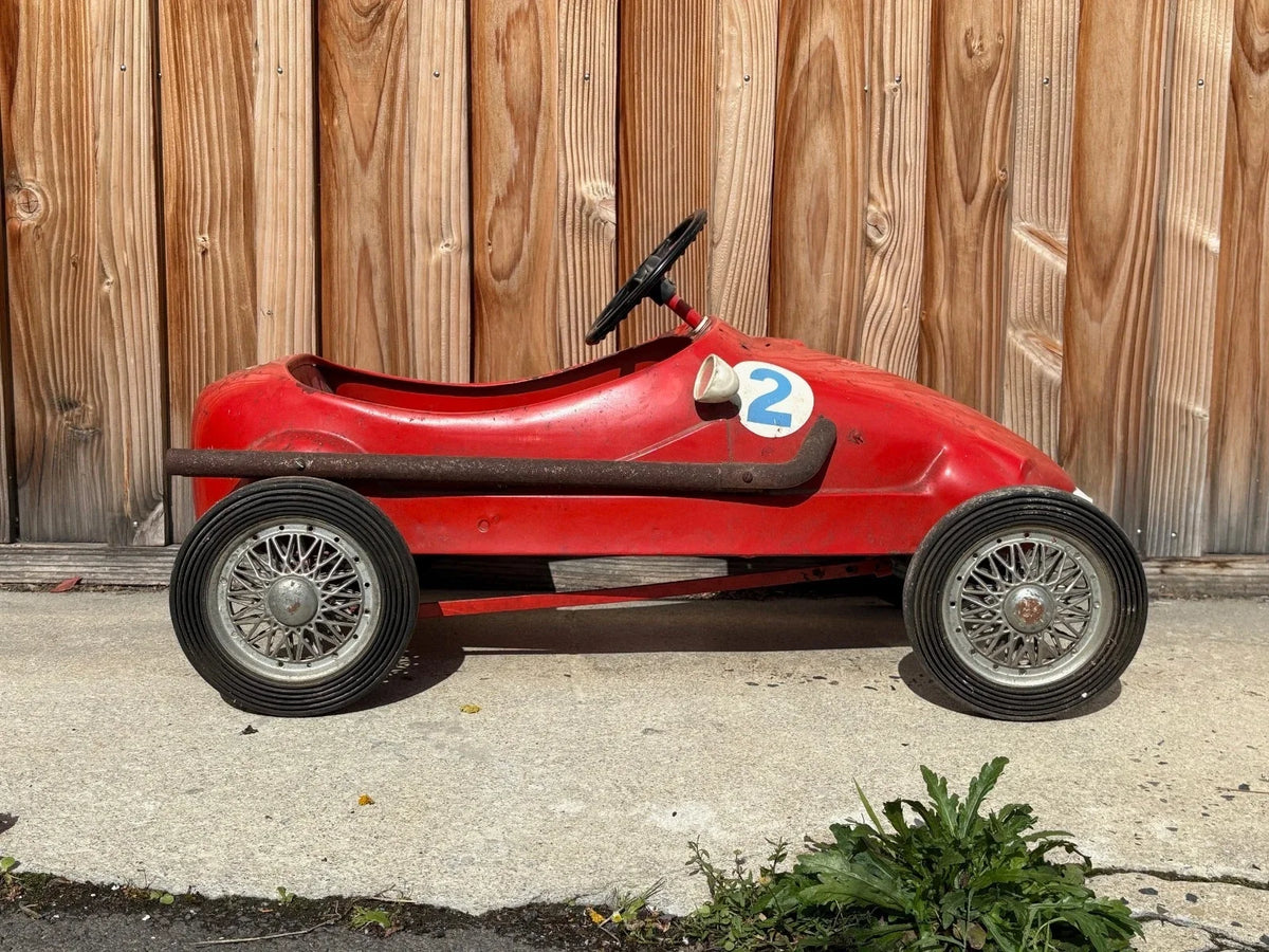 Voiture à pédales vintage Giordani Grand Prix n°2 – années 1960 – Made in Italy