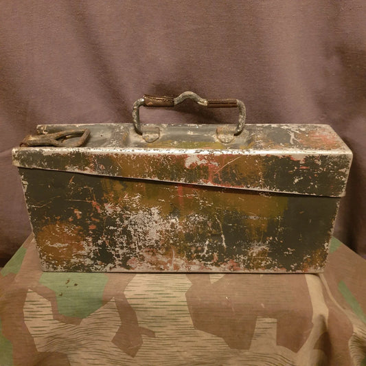 Caisse boite allemand alu MG 34 Trois Tons WW2 Fallschirmjäger Cam Normandie WH