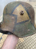 Authentique Casque Allemand Mod.16 Camouflé « Tortue » Stahlhelm