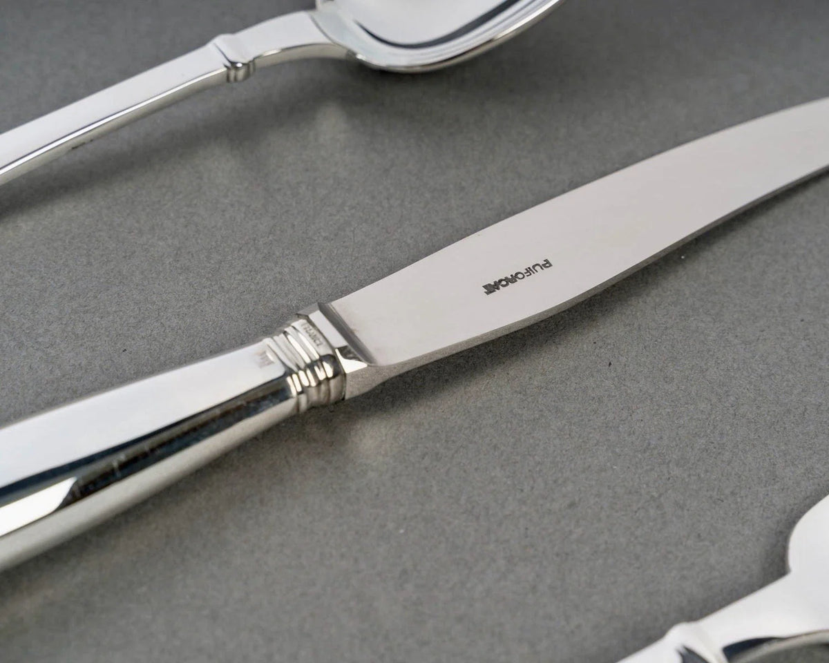 Ménagère Couverts Cardinal Métal Argenté Puiforcat Plated Flatware 110Pces New