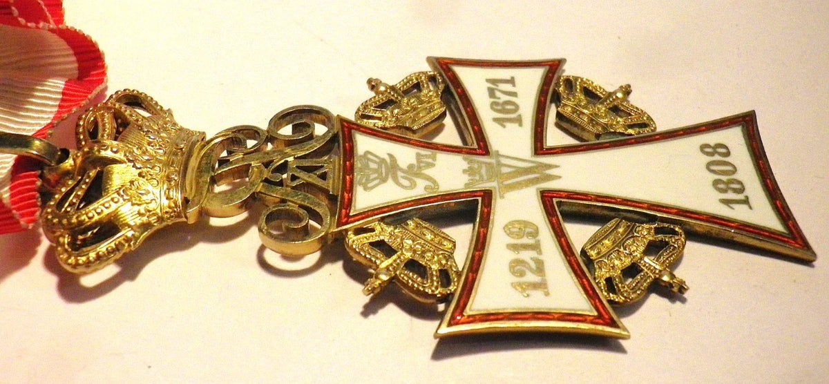 Médaille ordre Dannebrog Fédérik IX Danemark libération Indochine argent 39-45