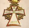 Médaille ordre Dannebrog Fédérik IX Danemark libération Indochine argent 39-45
