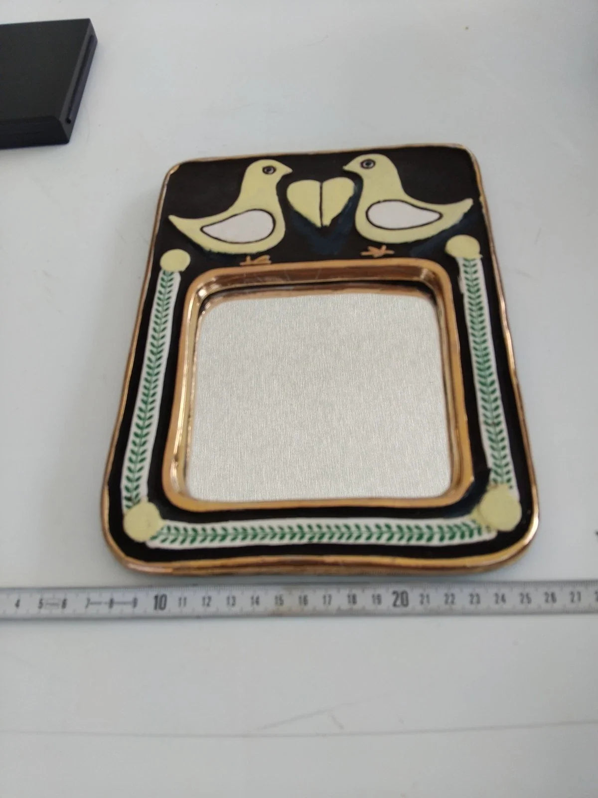 miroir mithé espelt Oiseau Vintage