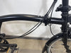 Vélo pliant à guidon moyen 12 vitesses Brompton C Line - Noir mat