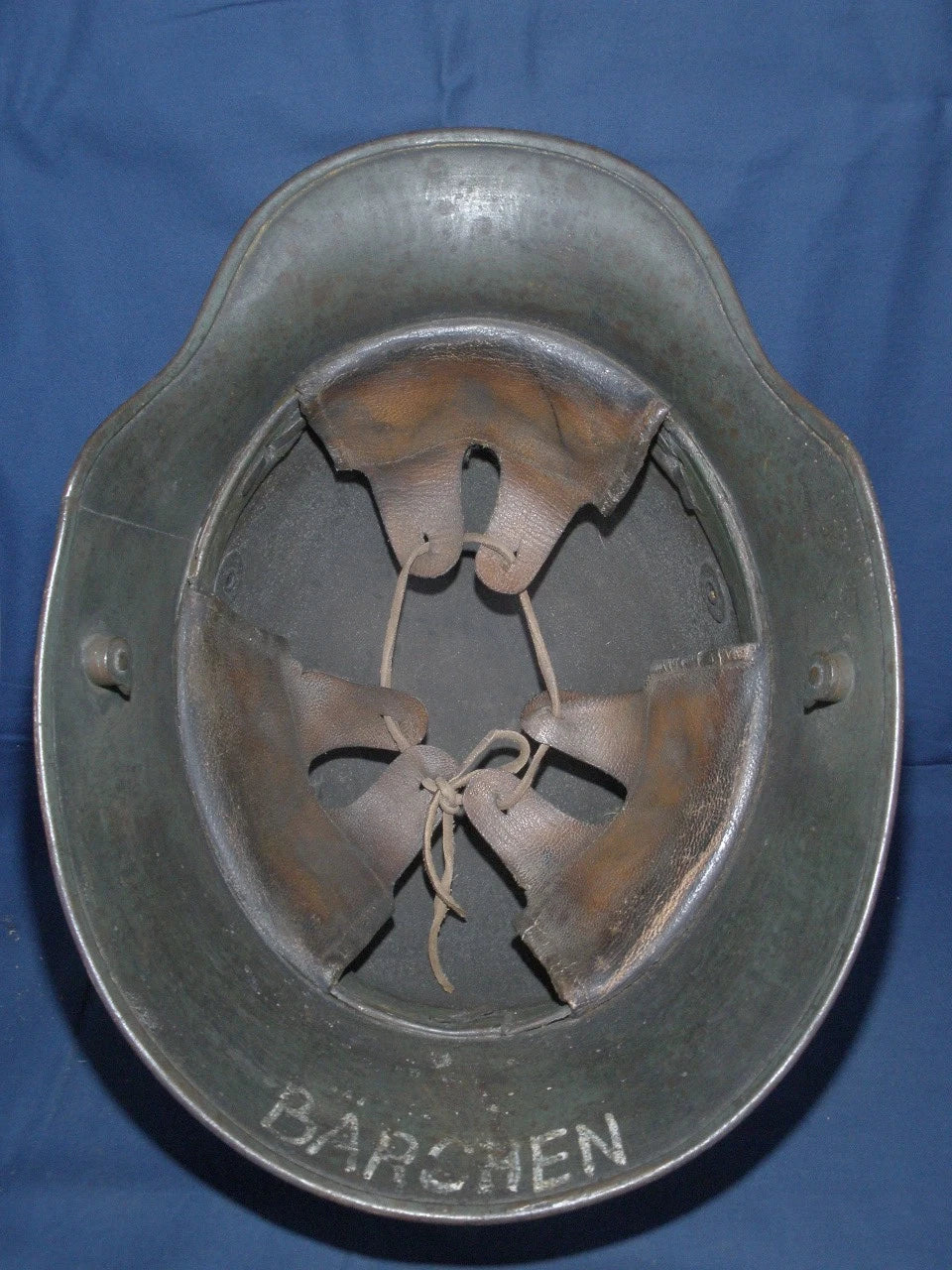 Authentique Casque camouflage allemand ww1. M-16. Size 66. Liner. Nom.