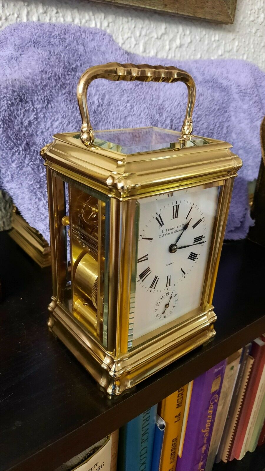 Pendule de voyage d'officier L. LEROY