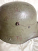 Ancien Casque Militaire Allemand 1ere Guerre Mondiale 1916 Bombe frappée ET66