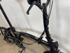 Vélo pliant à guidon moyen 12 vitesses Brompton C Line - Noir mat