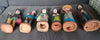 Ancien lot de 6 Santons NEVEU terre cuite déco Noël collection old crèche