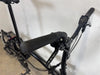 Vélo pliant à guidon moyen 12 vitesses Brompton C Line - Noir mat