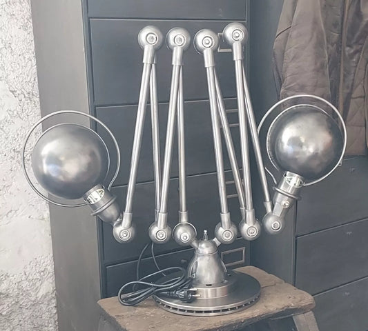 Lampe jielde double 2 x 4 bras