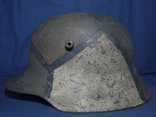 Authentique Casque camouflage allemand ww1. M-16. Size 66. Liner. Nom.