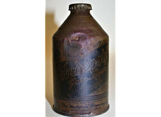 Canette de bière US WW2 HUDEPOHL pure lager beer paratrooper 101ème Airborne