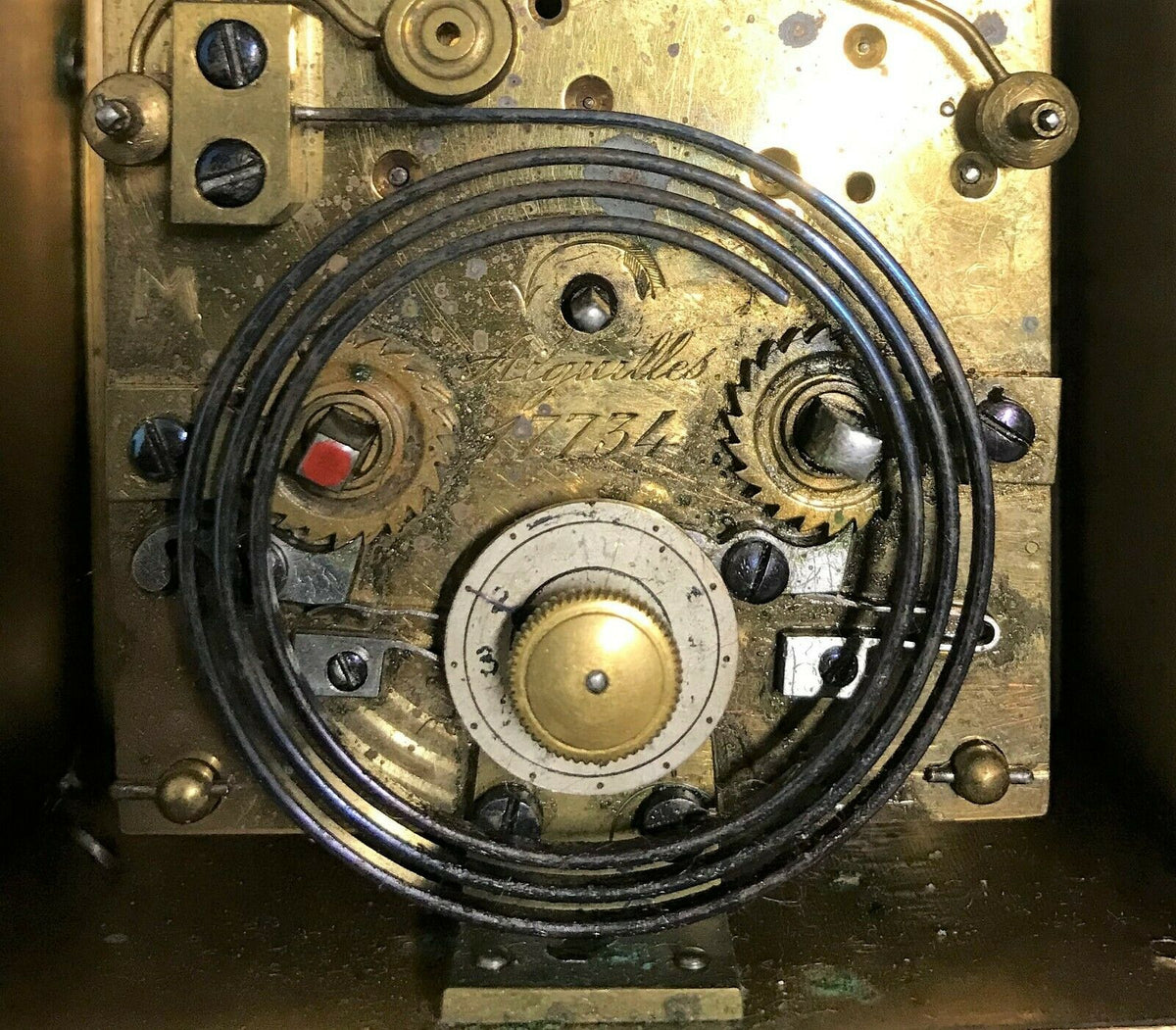 Pendule ancienne réveil de voyage Leroy Paris