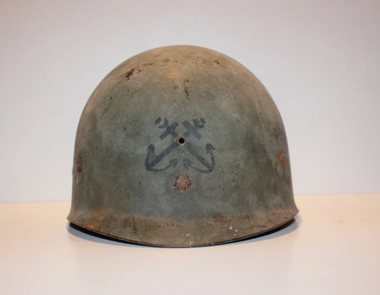 Casque liner US de la 1ère Armée Française artillerie de marine (  WW2  )