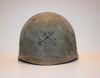 Casque liner US de la 1ère Armée Française artillerie de marine (  WW2  )