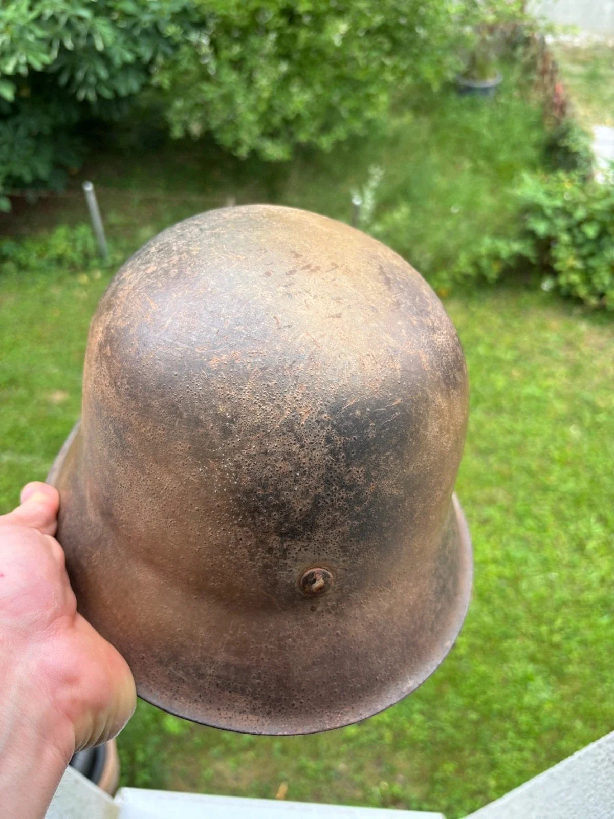 AUTHENTIQUE Casque allemand M42 heer camo ww2