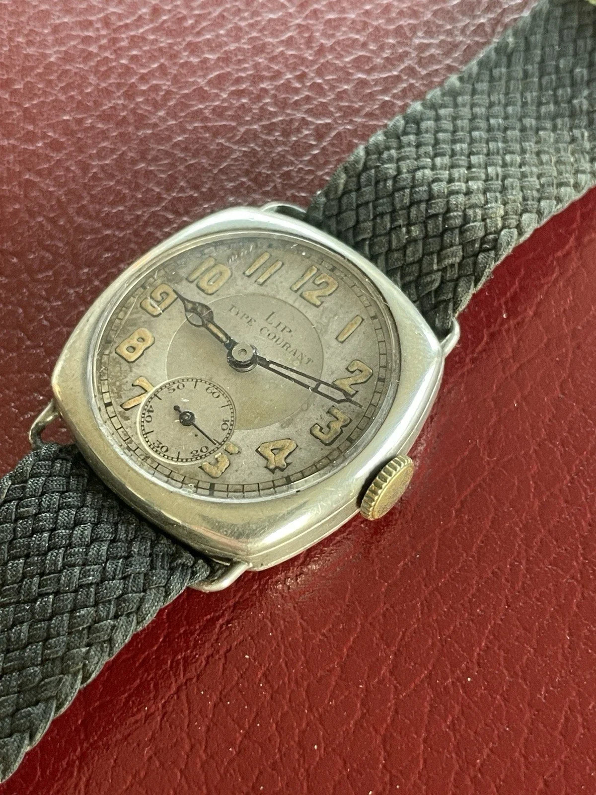 Ancienne Montre Militaire Marque LIP Type Courant Art Déco