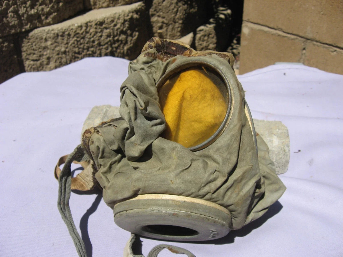 Ensemble masque à gaz allemand Gummimasken WWI (  1915-1917  )