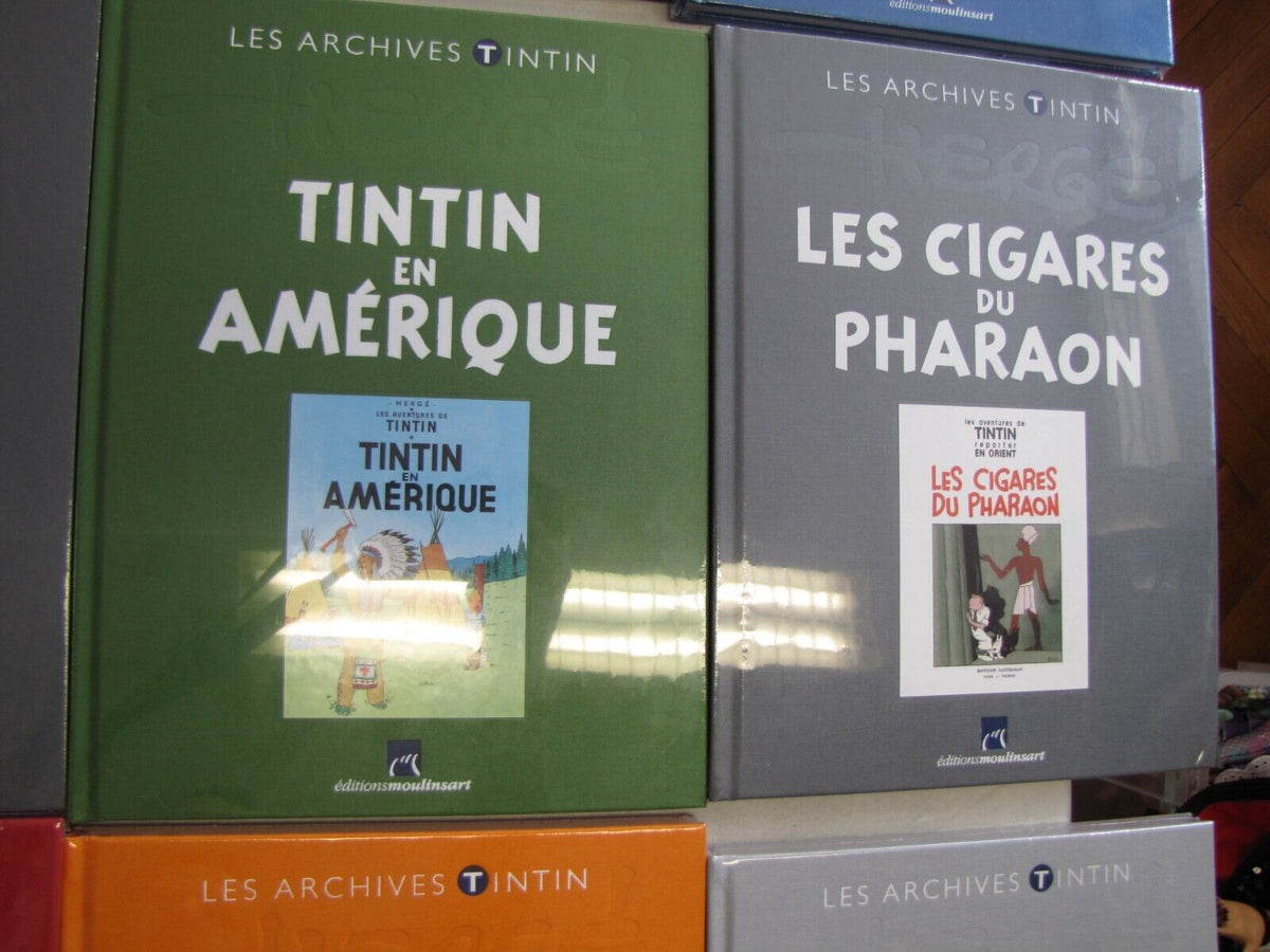 Lot BD Les Archives TINTIN éditions Moulinsart Collection HERGE BD