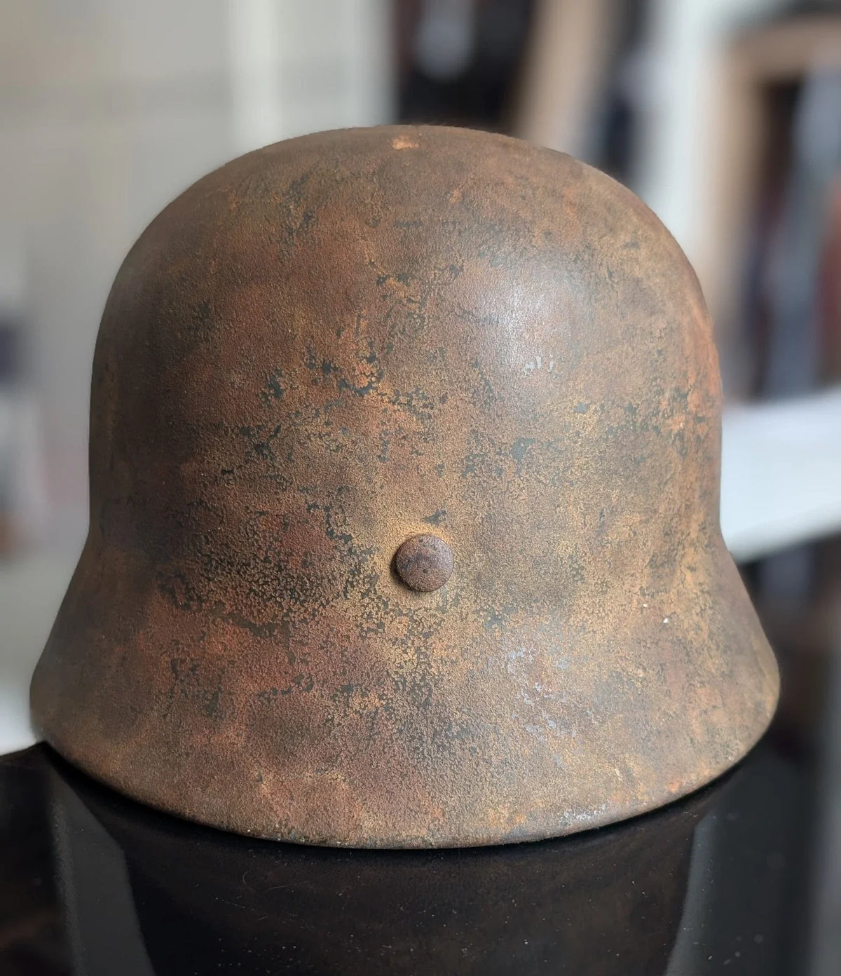 Authentique Stahlhelm M40 SE62 Original Casque Allemand WW2