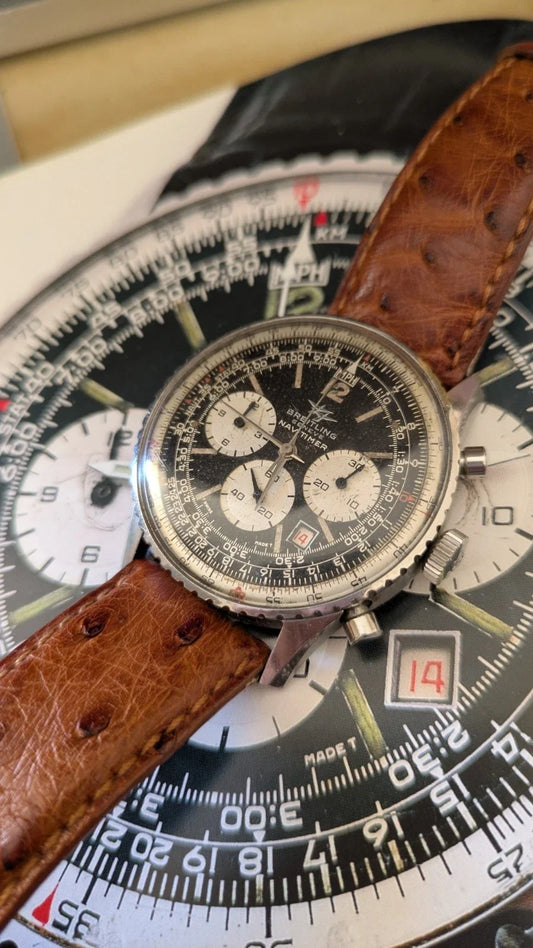 Montre breitling navitimer 7806 king hussein valjoux 7740 aviateur pilote