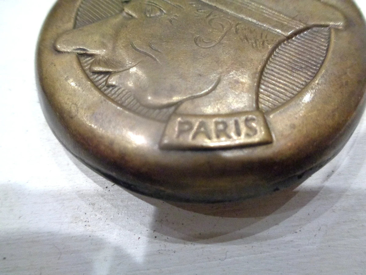 Artisanat de tranchée: Rare briquet représentant le Kronprinz, France WW.1