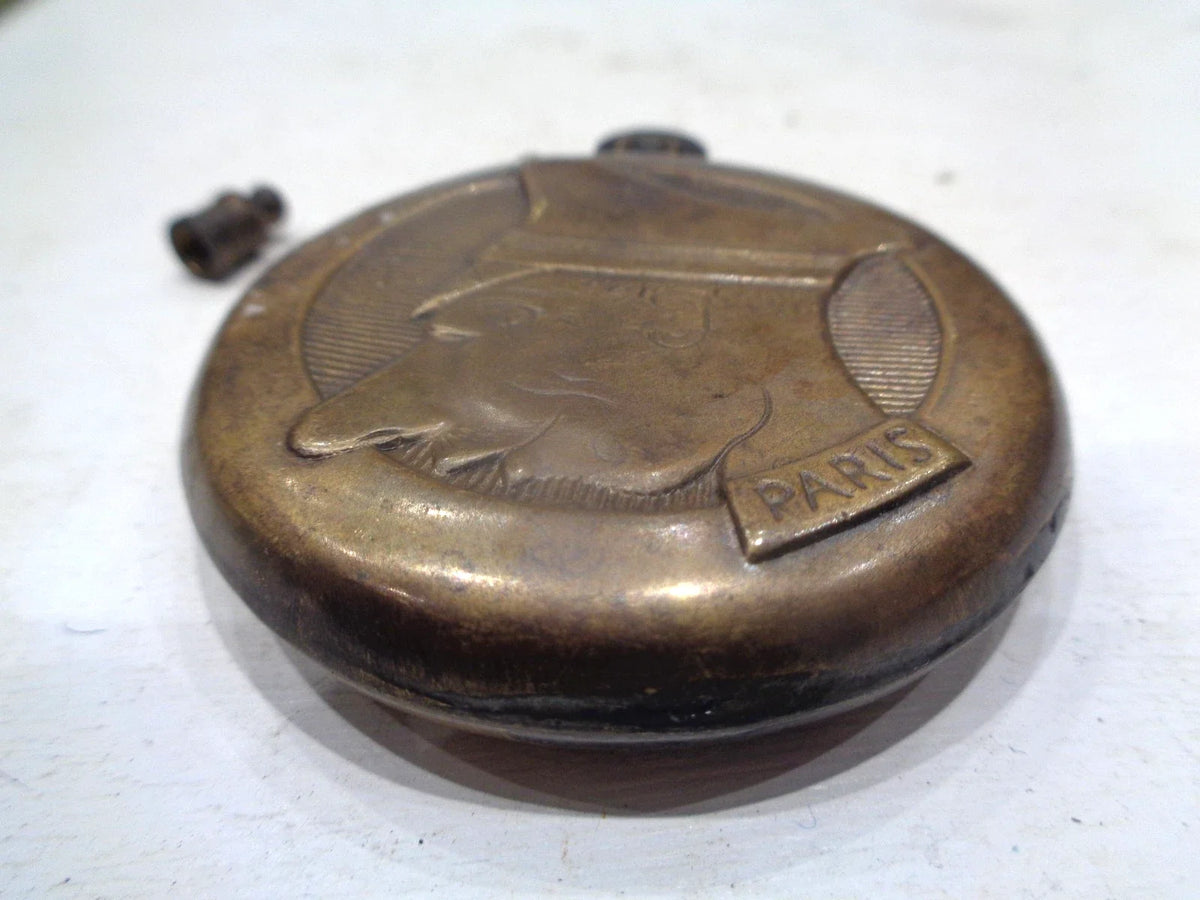 Artisanat de tranchée: Rare briquet représentant le Kronprinz, France WW.1