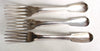 Lot de couverts anciens argent massif XVIII° à la fonte ou à récupérer - 1001 g