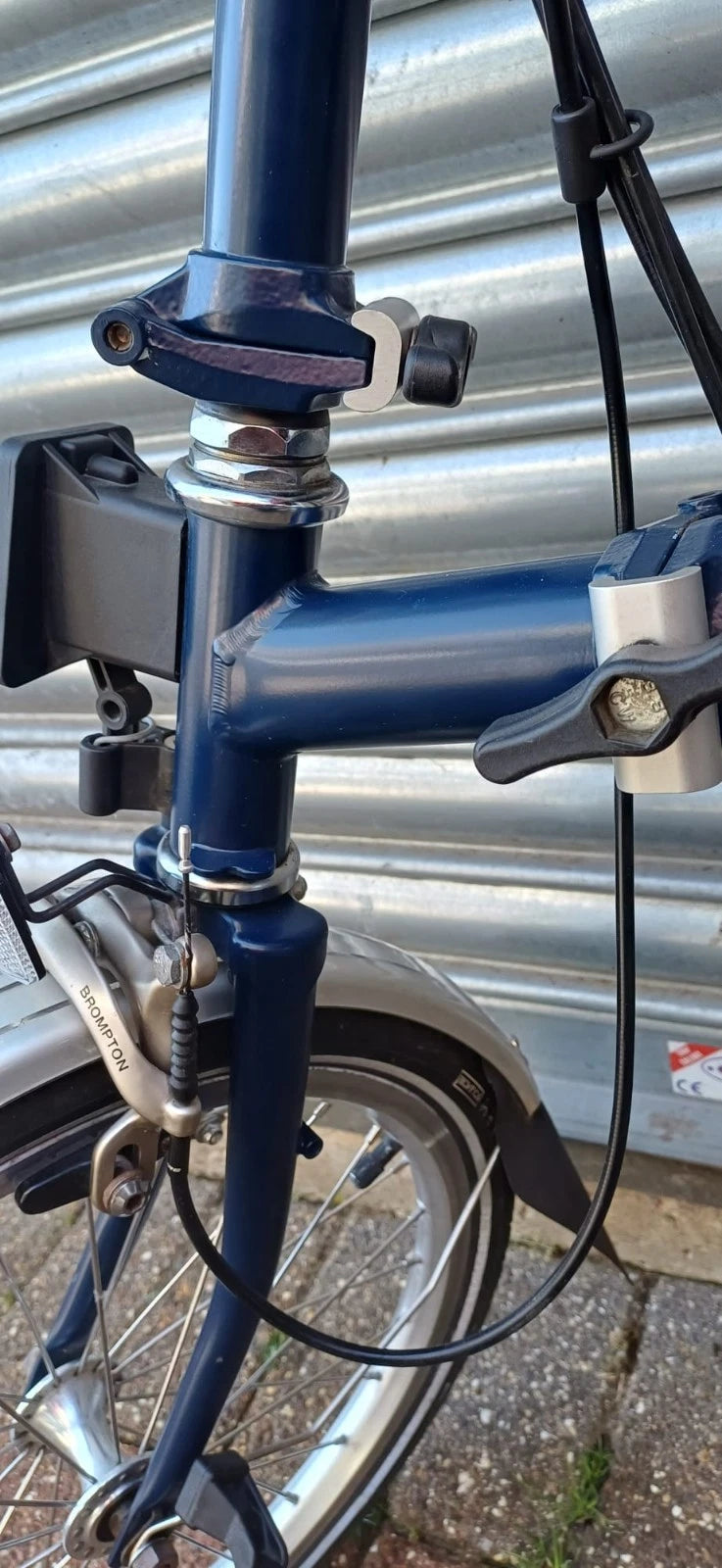 Vélo pliant Brompton P6R bleu