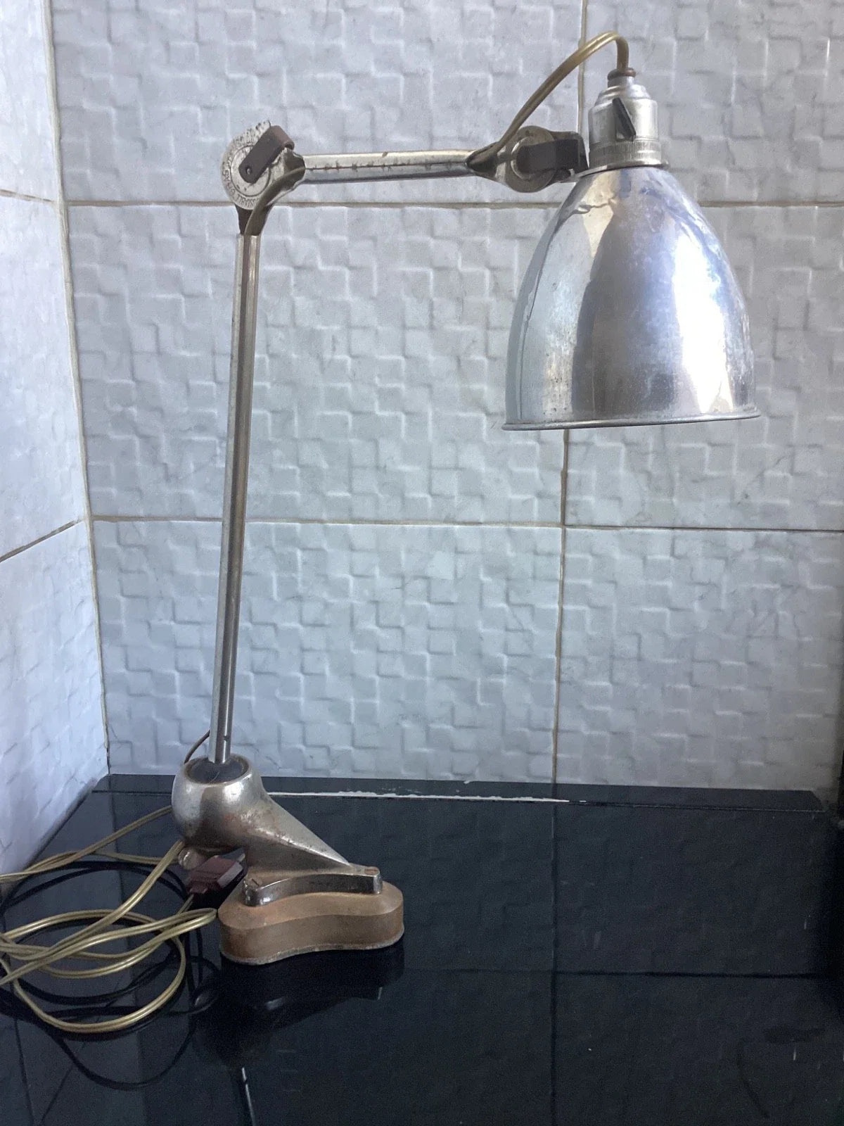 Ancienne lampe Gras ( fonctionne)