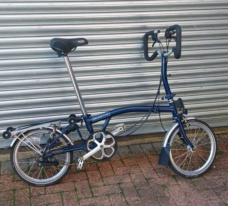 Vélo pliant Brompton P6R bleu